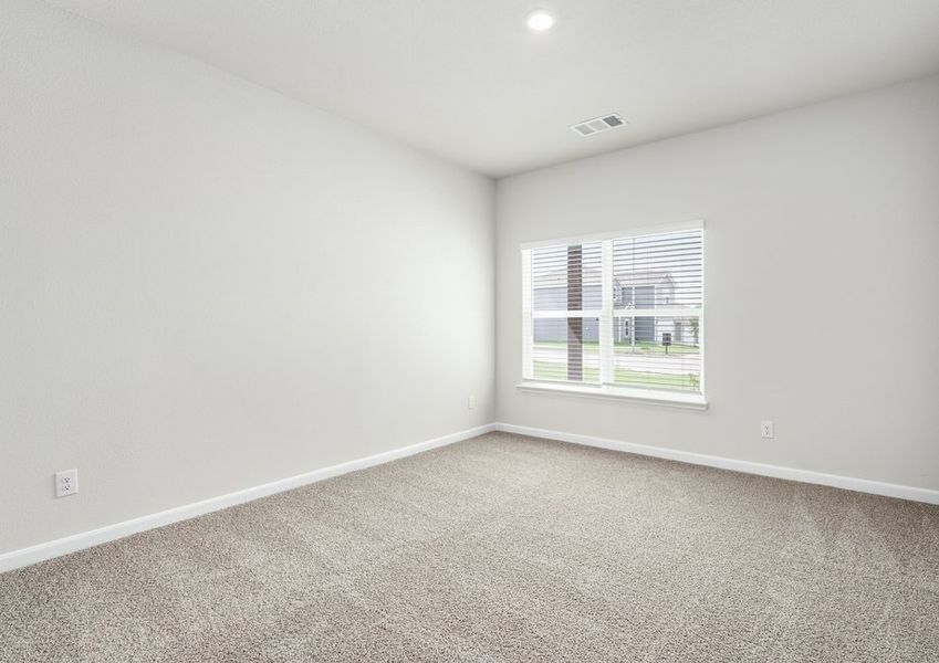 The master bedroom has a large window that lets in great, natural light. The master bedroom has a large window that lets in great, natural light.