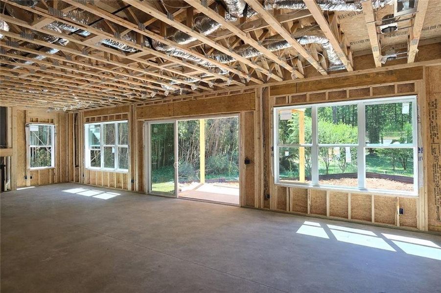 In-progress construction of a new home in , Marietta, GA (Image 52).