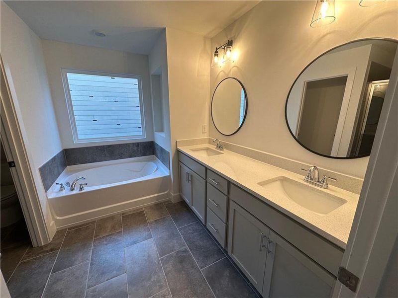 Furnished interior view inside a new home in , Buford (Image 2).