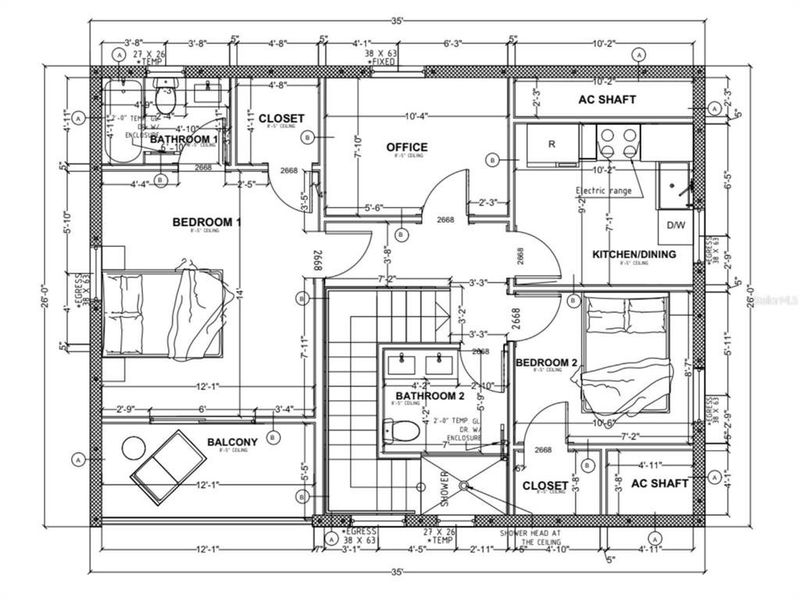 2D floor plan layout of this home in , St. Petersburg, FL (Image 5). 2D floor plan layout of this home in , St. Petersburg, FL (Image 5).