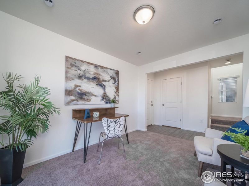 Furnished interior view inside a new home in , Johnstown (Image 11). Furnished interior view inside a new home in , Johnstown (Image 11).