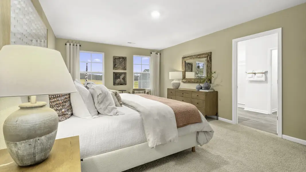 Furnished interior view inside a new home in Quail Haven, Winston-Salem (Image 22).