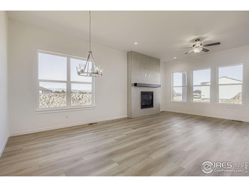 Spacious, unfurnished interior of a new home in RainDance - 60s, Windsor (Image 15).