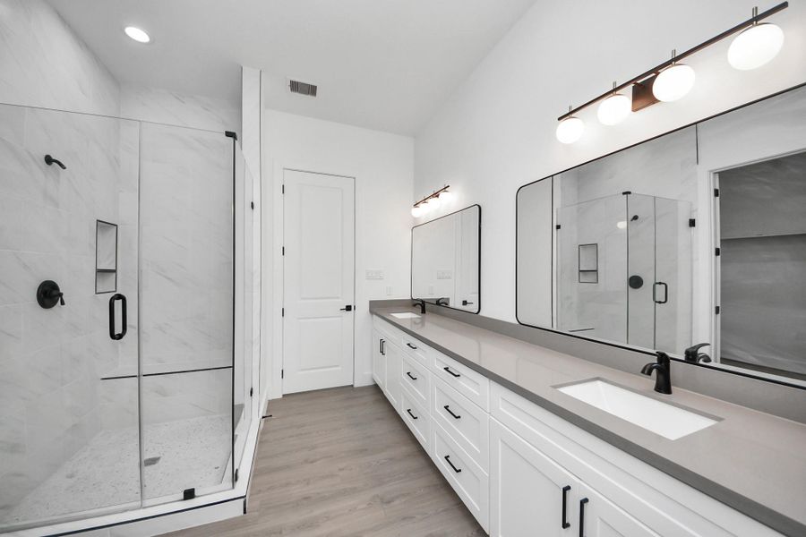 Furnished interior view inside a new home in , Houston (Image 12).