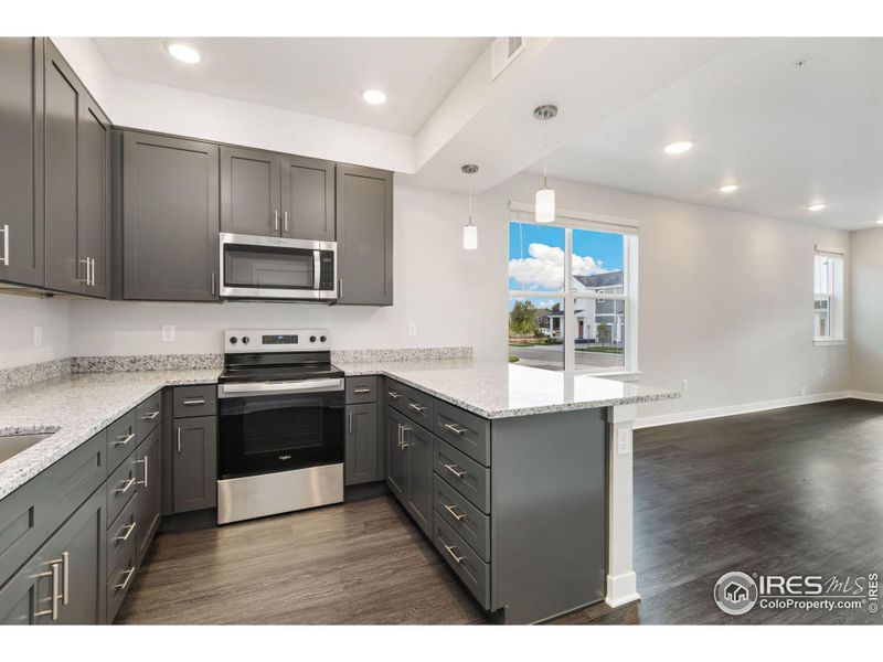 Kitchen with All New Appliances.