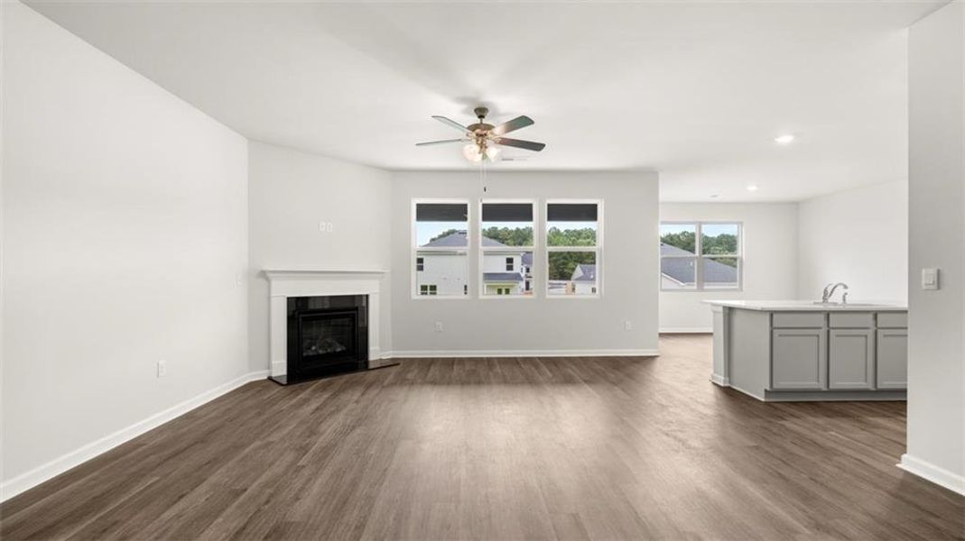 Spacious, unfurnished interior of a new home in Preserve at Dove Creek, Statham (Image 39).