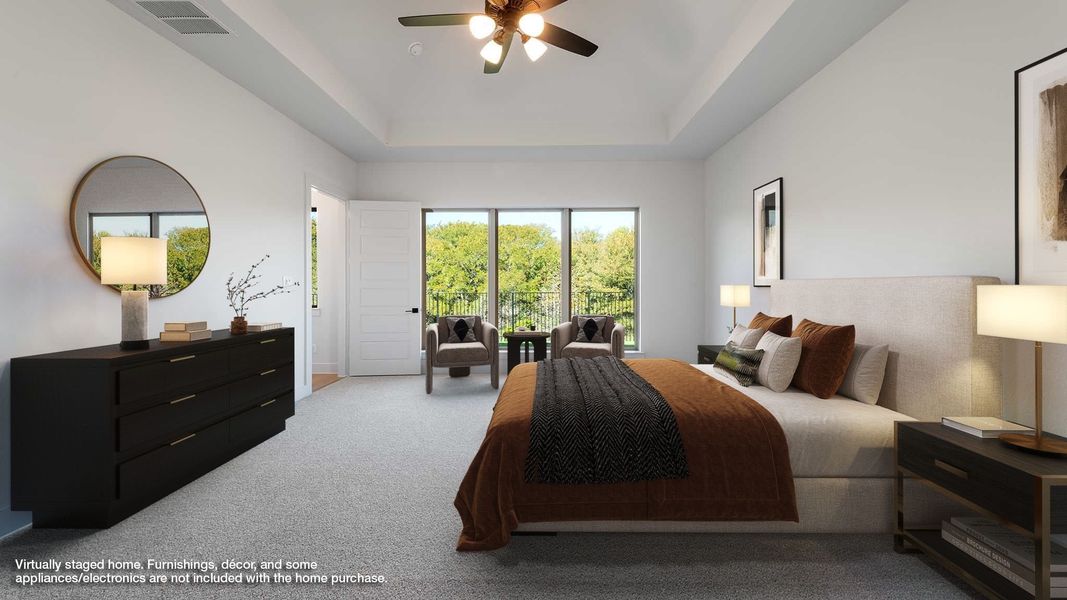 Furnished interior view inside a new home in Hillstead 60', Lavon (Image 7). Furnished interior view inside a new home in Hillstead 60', Lavon (Image 7).