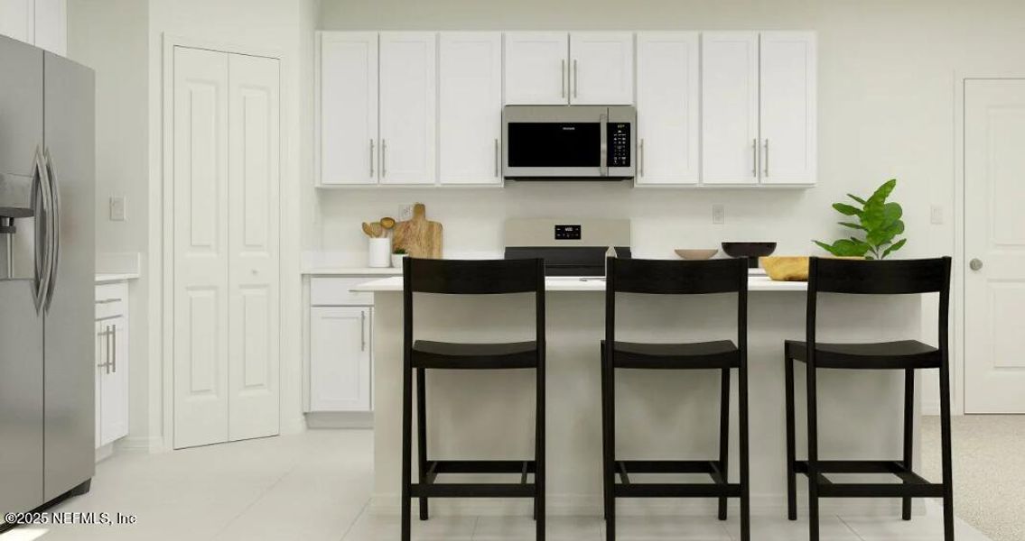 Furnished interior view inside a new home in Holstein Crossing: Holstein Crossing 40s, Green Cove Springs (Image 4). Furnished interior view inside a new home in Holstein Crossing: Holstein Crossing 40s, Green Cove Springs (Image 4).