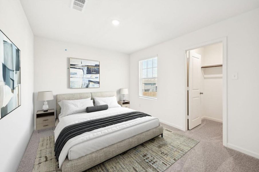 Furnished interior view inside a new home in Eagles Landing, Elgin (Image 6).