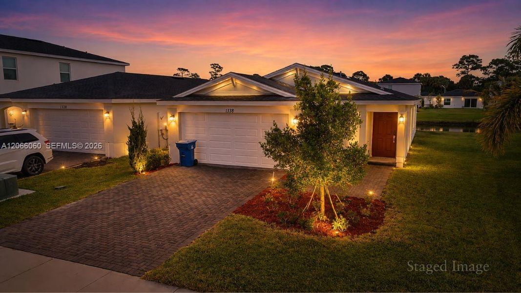 Exterior details and patio area of a home in , Palm Bay (Image 28). Exterior details and patio area of a home in , Palm Bay (Image 28).