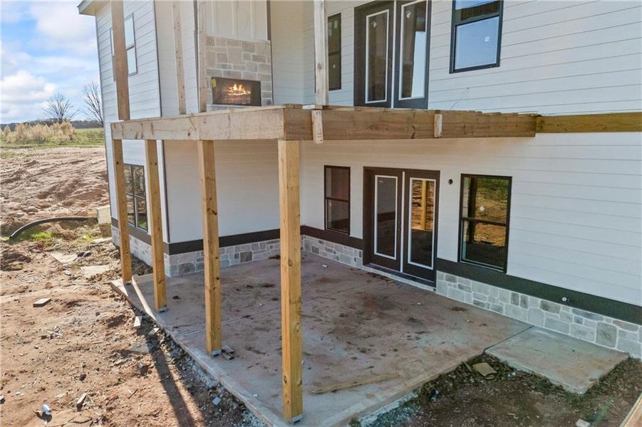 In-progress construction of a new home in , Monroe, GA (Image 10).