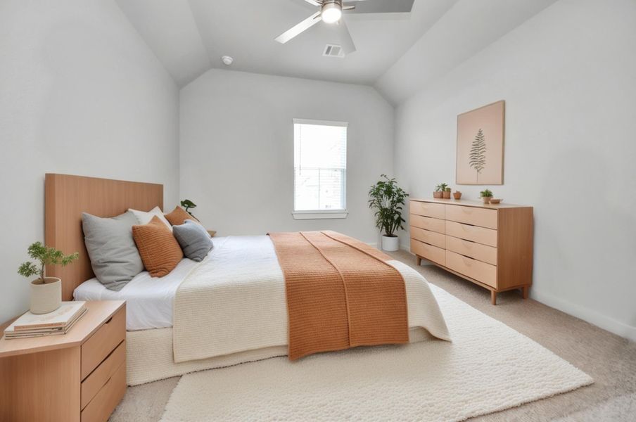 Virtually Staged - Secondary Bedroom.