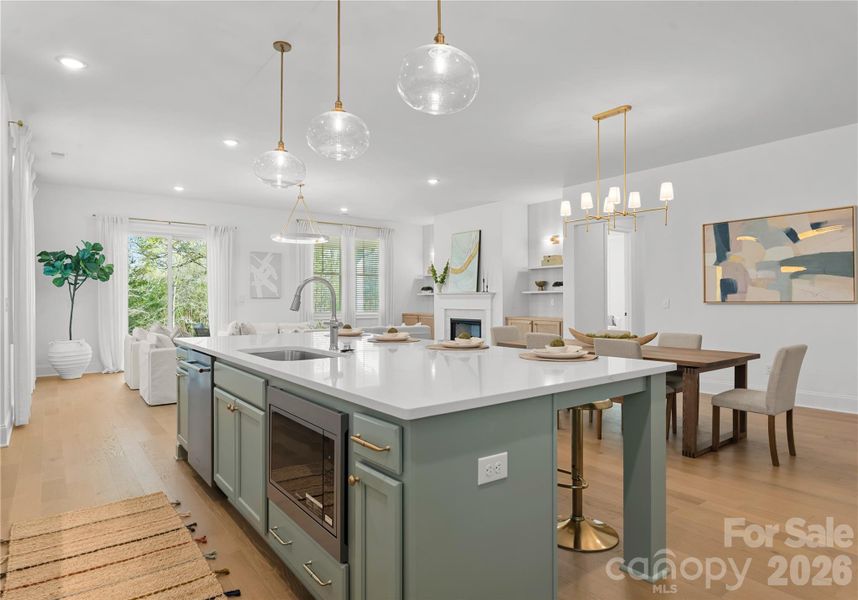 Furnished interior view inside a new home in , Locust (Image 9).