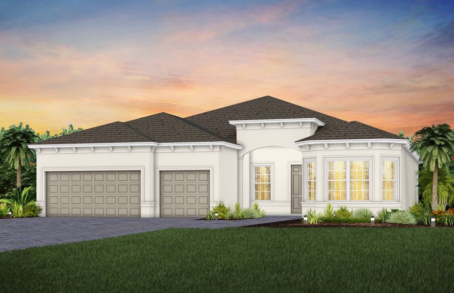 Representative exterior photo of a completed home built from the Stellar by Del Webb in Del Webb Sunbridge, St. Cloud, FL (Image 10).
