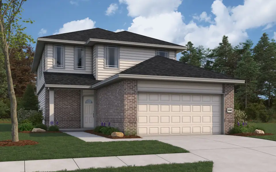 Rendering of floor plan. Colors and features may differ from shown representation. Rendering of floor plan. Colors and features may differ from shown representation.