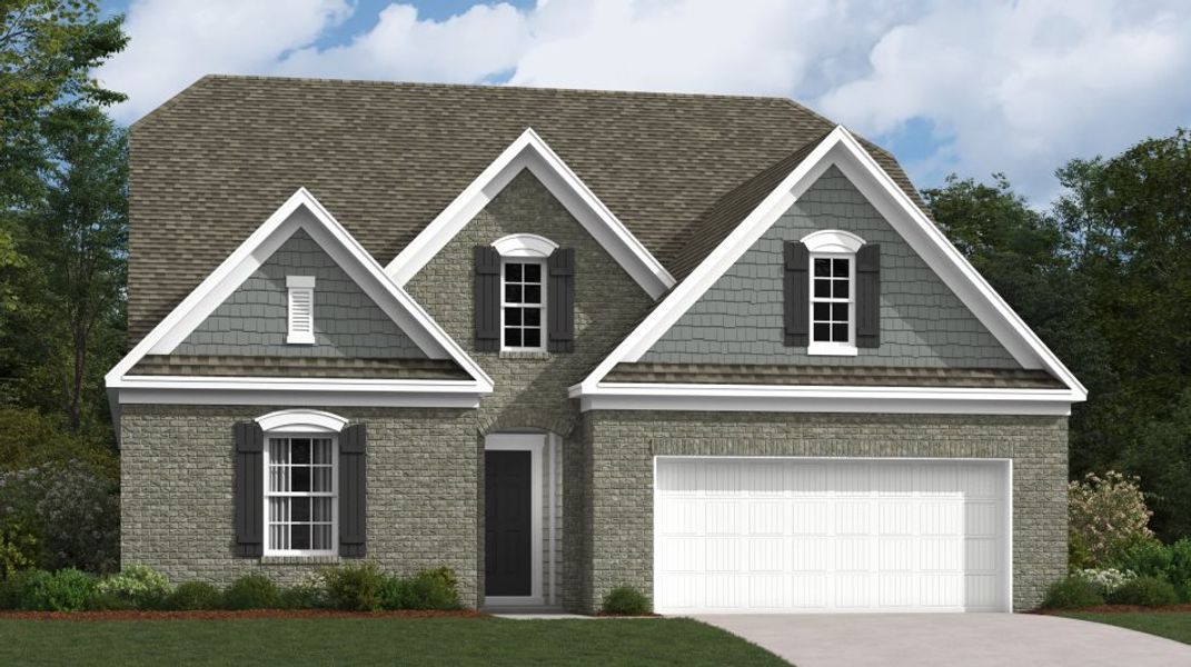 Front exterior of a home in the Woodcreek Farms - Northwoods Villas community, located in Elgin, SC (Image 12).