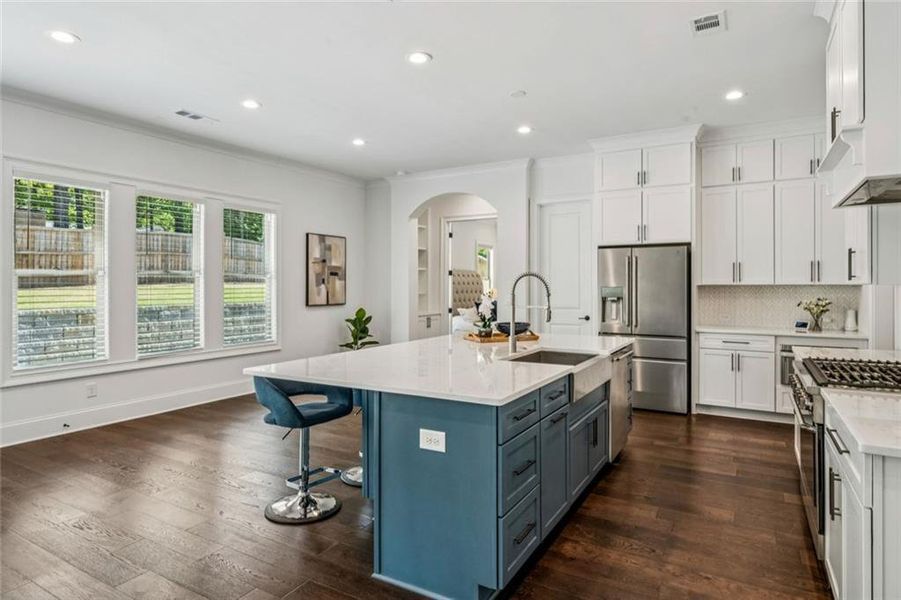 Furnished interior view inside a new home in The Enclave on Lavista, Tucker (Image 6).