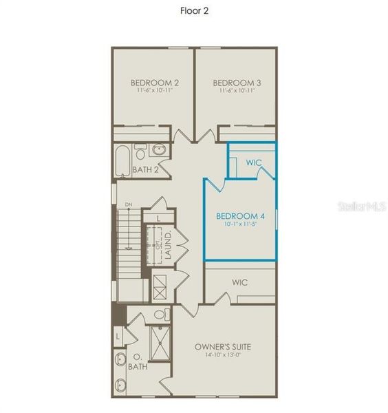 2D floor plan layout of this home in Lakehaven Estates, Clermont, FL (Image 3). 2D floor plan layout of this home in Lakehaven Estates, Clermont, FL (Image 3).