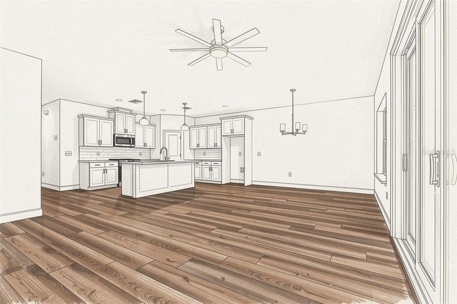Spacious, unfurnished interior of a new home in , Newberry (Image 12).