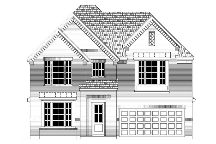 Representative rendering of the exterior for the Syndey by Landon Homes (Image 3).