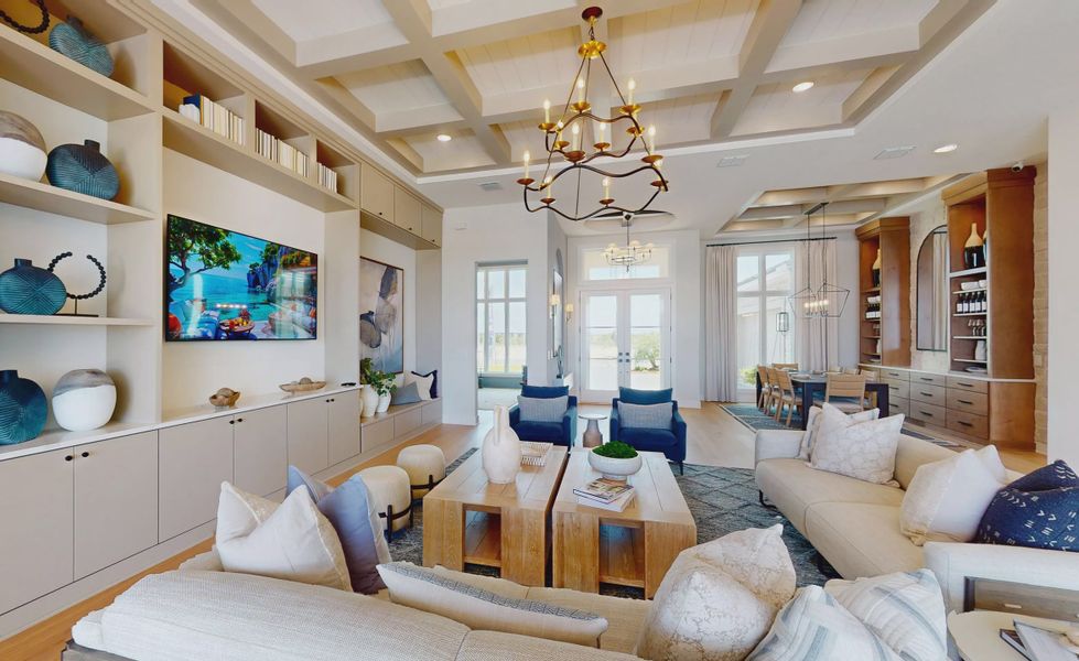 Furnished interior view inside a new home in Wellen Park, Venice (Image 10). Furnished interior view inside a new home in Wellen Park, Venice (Image 10).