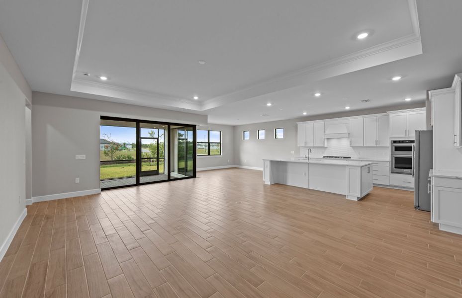 Spacious, unfurnished interior of a new home in Arbor Oaks, North Port (Image 18). Spacious, unfurnished interior of a new home in Arbor Oaks, North Port (Image 18).