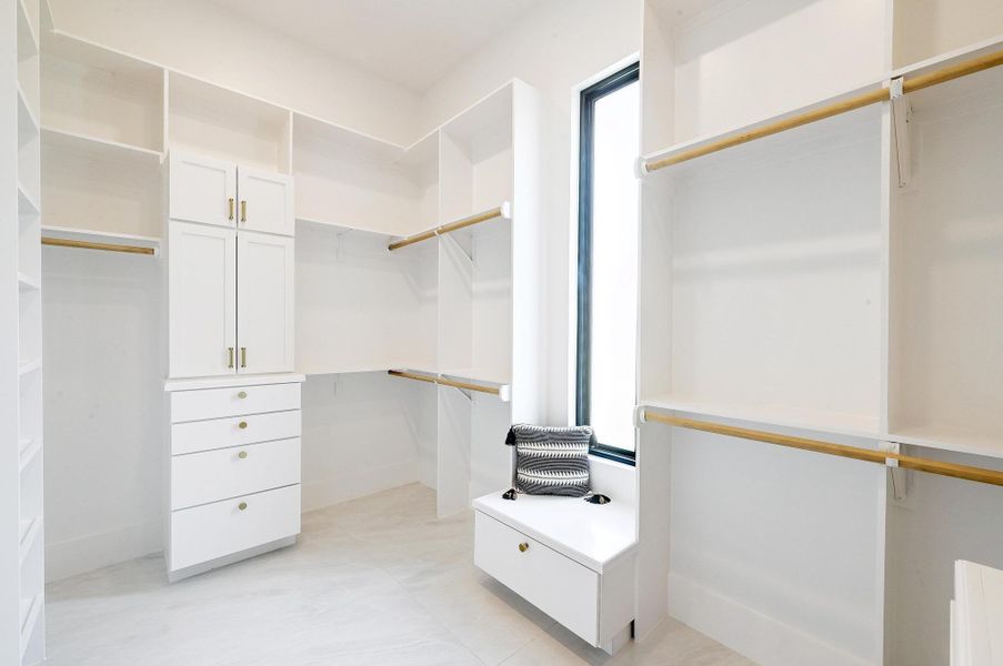 View of spacious closet