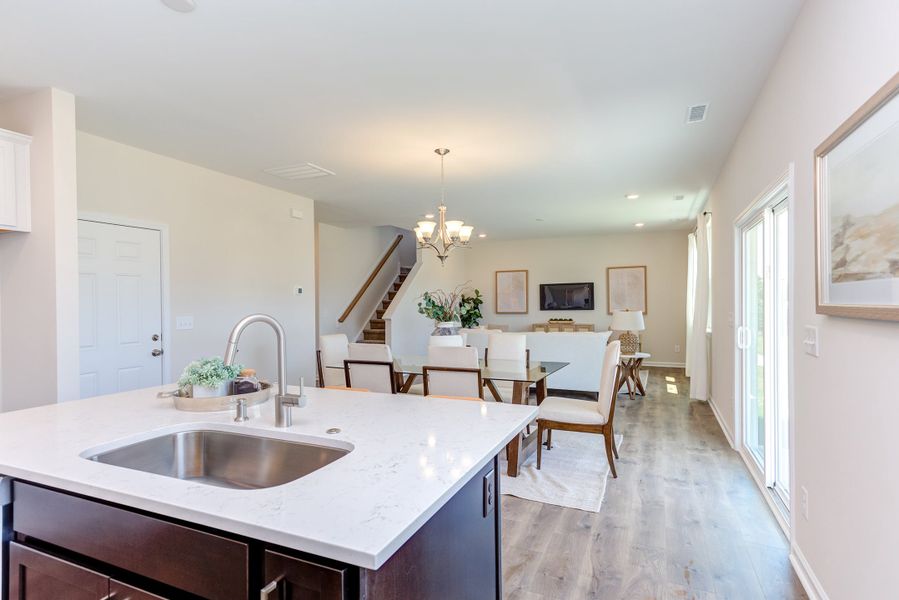 Representative furnished interior of a home built from the The Poppy by Chesapeake Homes in The Willows, Loris (Image 16).