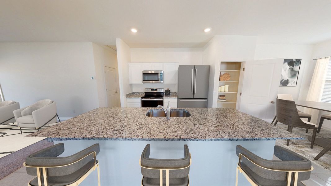 Representative furnished interior of a home built from the Sterling by Starlight Homes in Magma Ranch Vistas, Florence (Image 4).