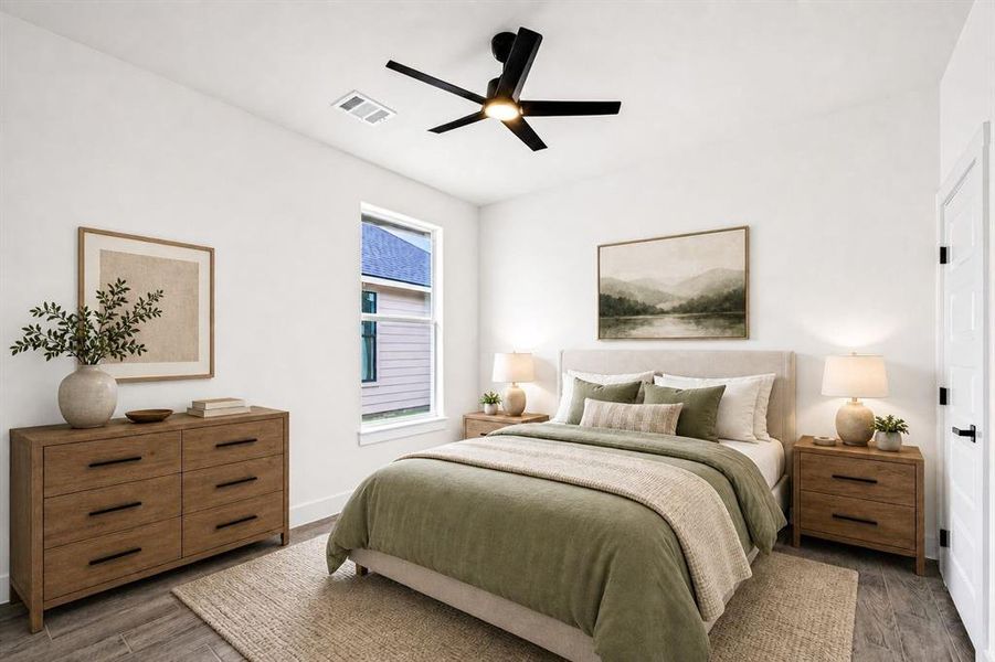 Furnished interior view inside a new home in , Granbury (Image 6).