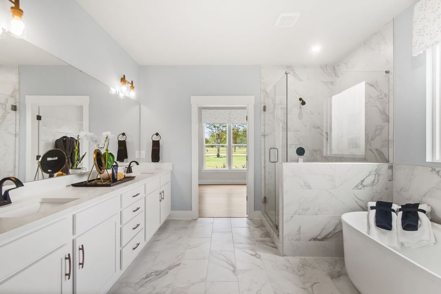 Furnished interior view inside a new home in Parkers Summit, Greer (Image 29).