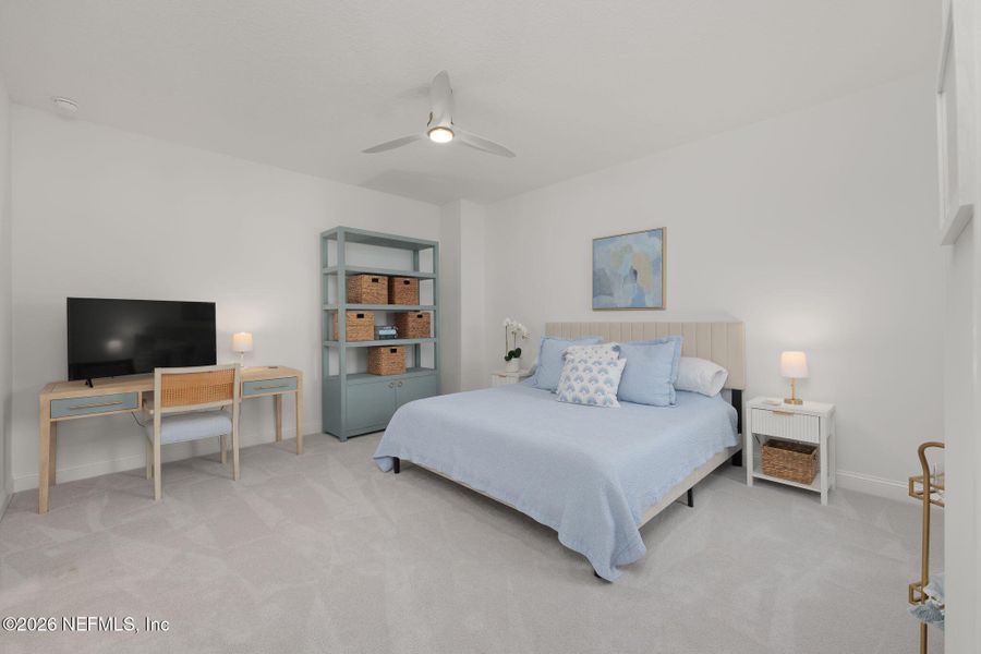 Furnished interior view inside a new home in Nocatee, Ponte Vedra (Image 49). Furnished interior view inside a new home in Nocatee, Ponte Vedra (Image 49).