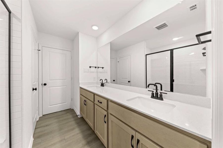 Furnished interior view inside a new home in Creekview Fossil Ridge, Pilot Point (Image 9). Furnished interior view inside a new home in Creekview Fossil Ridge, Pilot Point (Image 9).