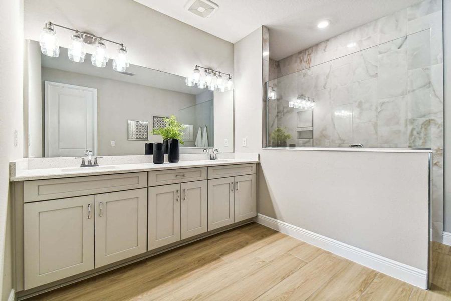 Furnished interior view inside a new home in Pinecone Reserve, Brooksville (Image 21).