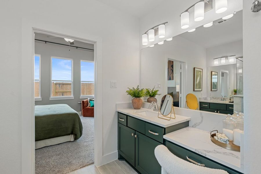 Furnished interior view inside a new home in Jordan Ranch, Fulshear (Image 17).