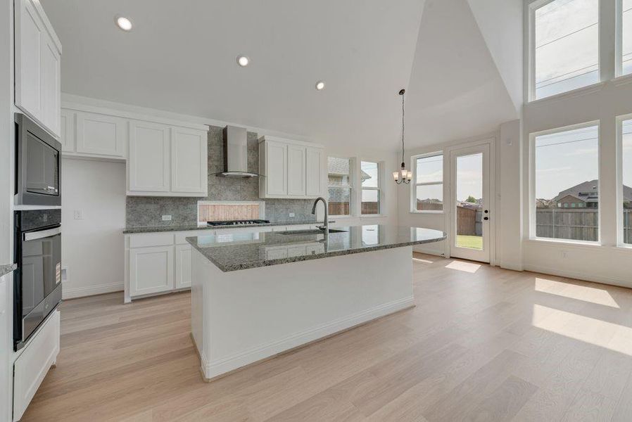 Furnished interior view inside a new home in Dominion of Pleasant Valley, Wylie (Image 9). Furnished interior view inside a new home in Dominion of Pleasant Valley, Wylie (Image 9).