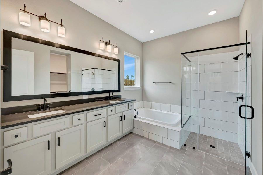 Furnished interior view inside a new home in COLTON 45' Homesites, Todd Mission (Image 12).