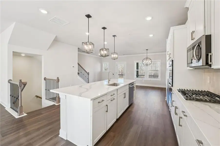Furnished interior view inside a new home in , Cumming (Image 14).