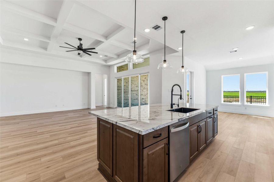 Furnished interior view inside a new home in Valencia, Manvel (Image 7).