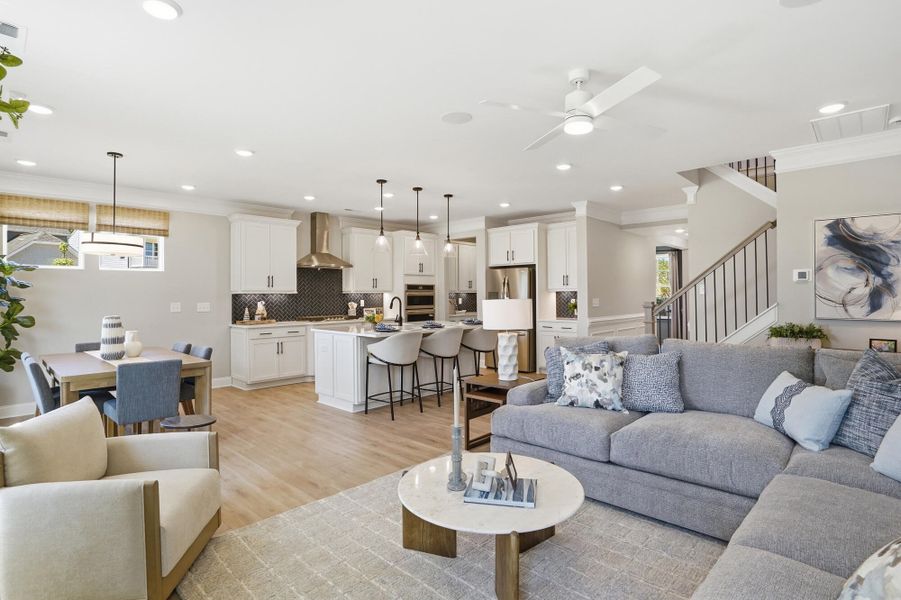 Furnished interior view inside a new home in Ashton Park, Monroe (Image 10).