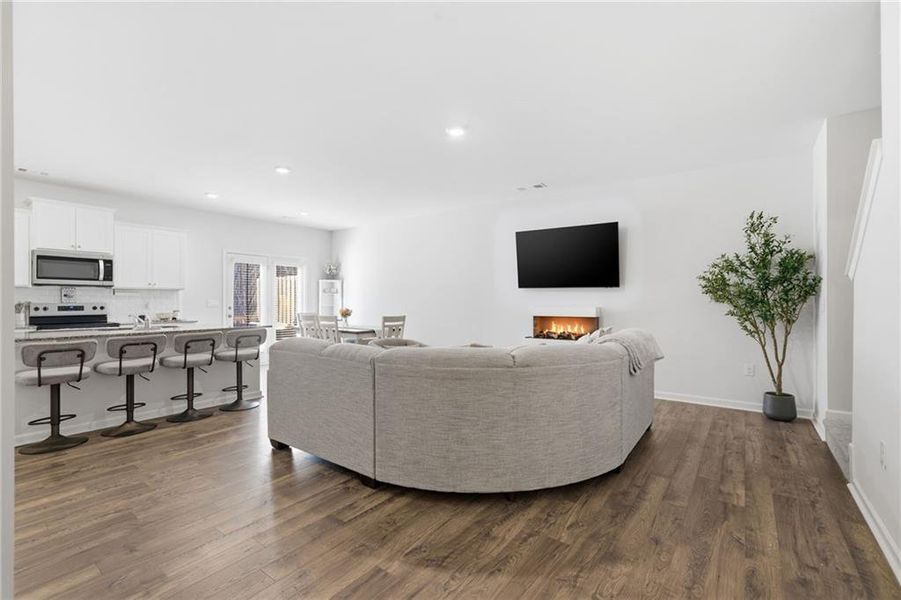 Furnished interior view inside a new home in , Dahlonega (Image 21). Furnished interior view inside a new home in , Dahlonega (Image 21).