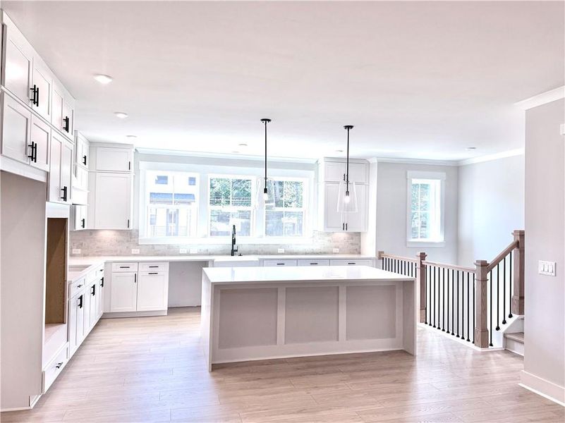 Furnished interior view inside a new home in The Groves at Myrtle, Roswell (Image 5).