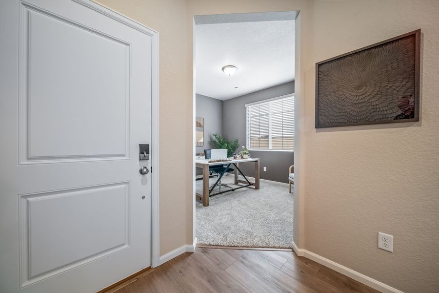 Furnished interior view inside a new home in Reunion, Commerce City (Image 12). Furnished interior view inside a new home in Reunion, Commerce City (Image 12).