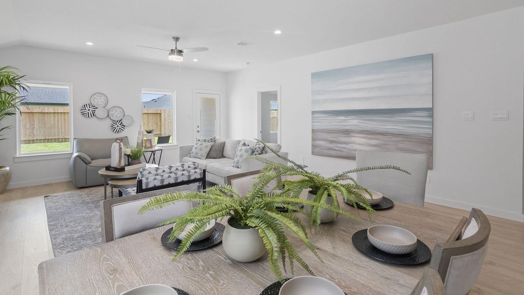 Furnished interior view inside a new home in Tamarron, Fulshear (Image 25).