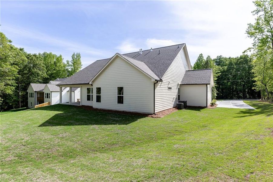 Exterior details and patio area of a home in , Winder (Image 27).