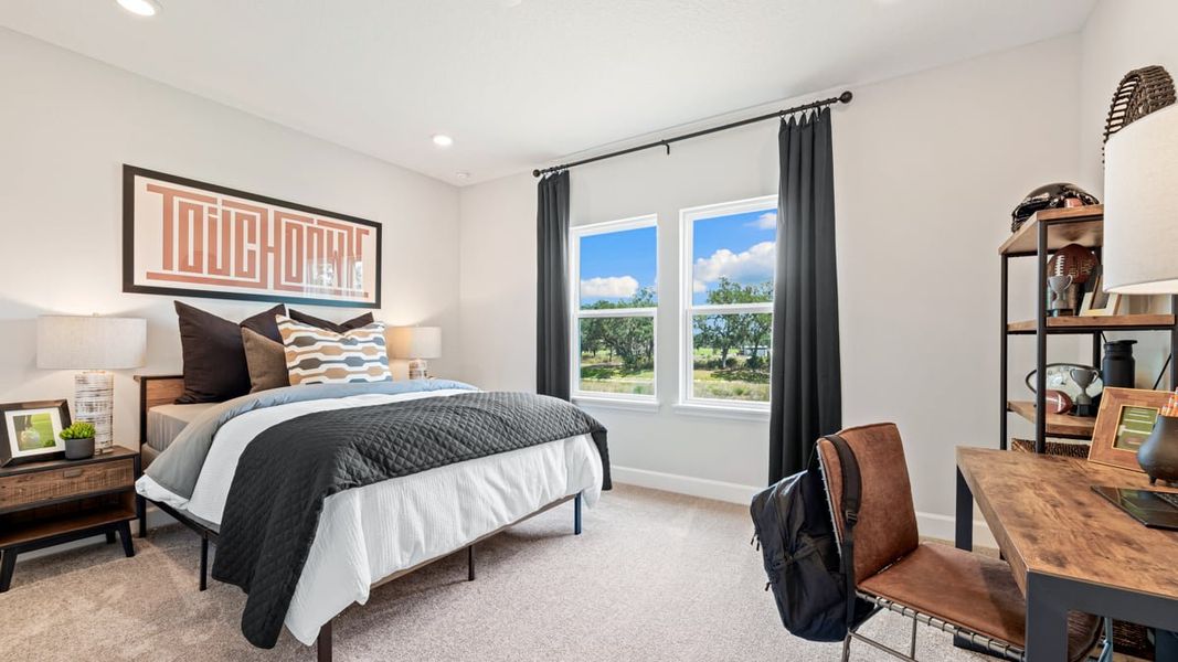 Representative furnished interior of a home built from the Palm by Taylor Morrison in The Waters at Center Lake Ranch, St. Cloud (Image 23). Representative furnished interior of a home built from the Palm by Taylor Morrison in The Waters at Center Lake Ranch, St. Cloud (Image 23).