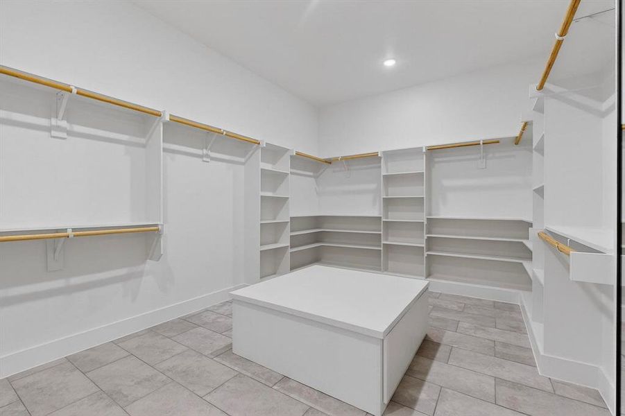 View of spacious closet