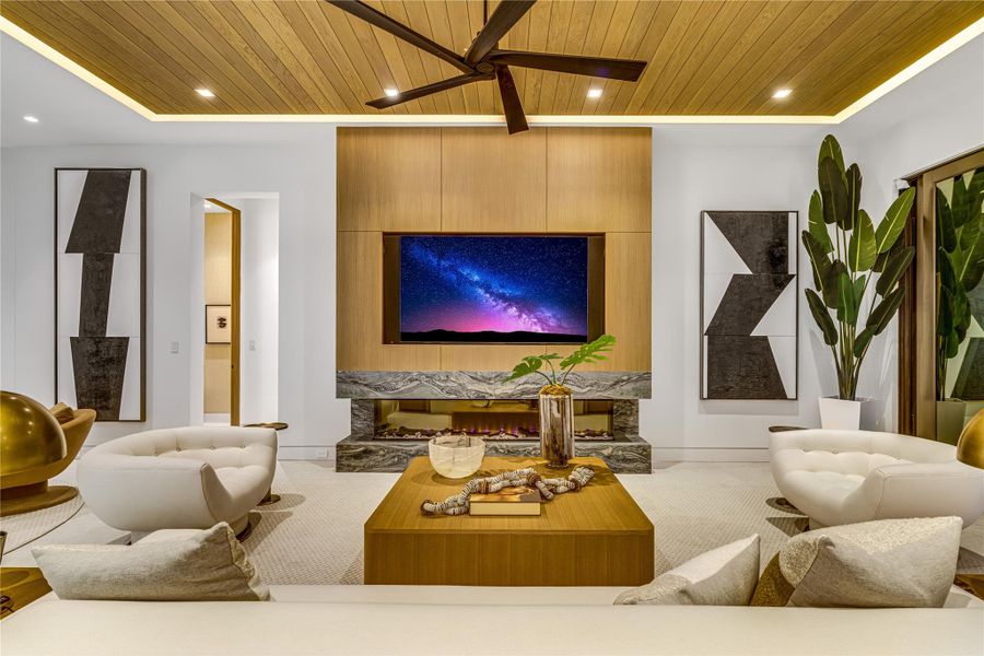 Furnished interior view inside a new home in , Ocean Ridge (Image 82).