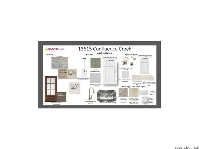 2D floor plan layout of this home in Veranda, San Antonio, TX (Image 2).