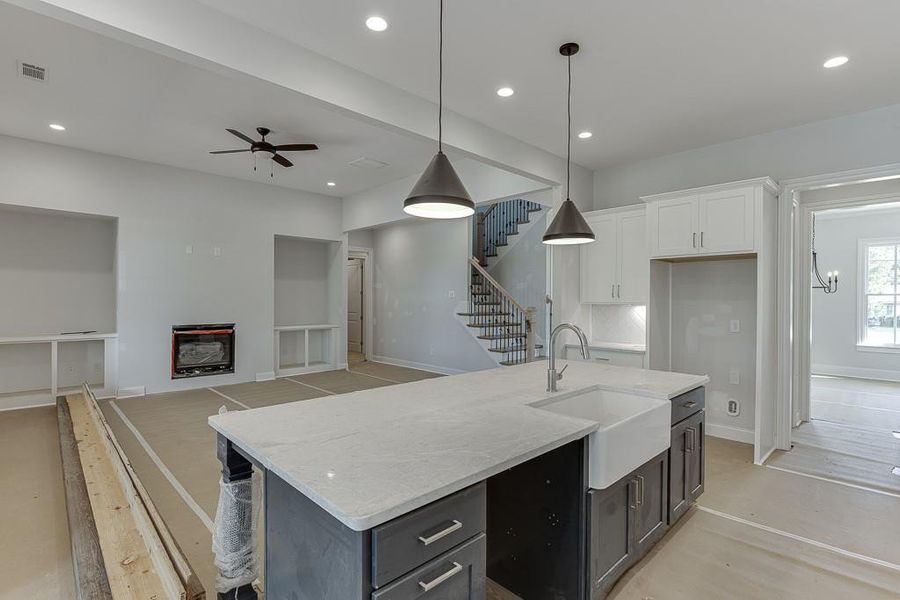 Furnished interior view inside a new home in , Buford (Image 13).